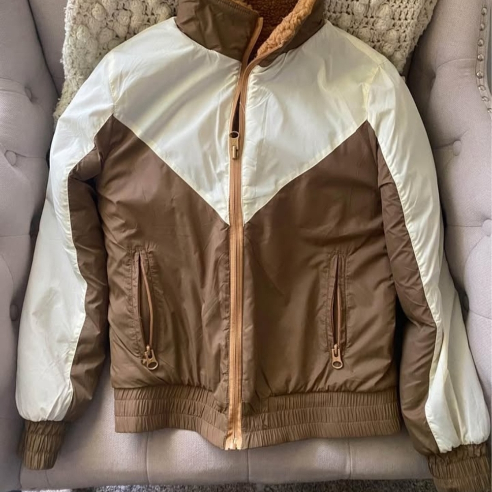 Vintage Brown and Cream Jacket